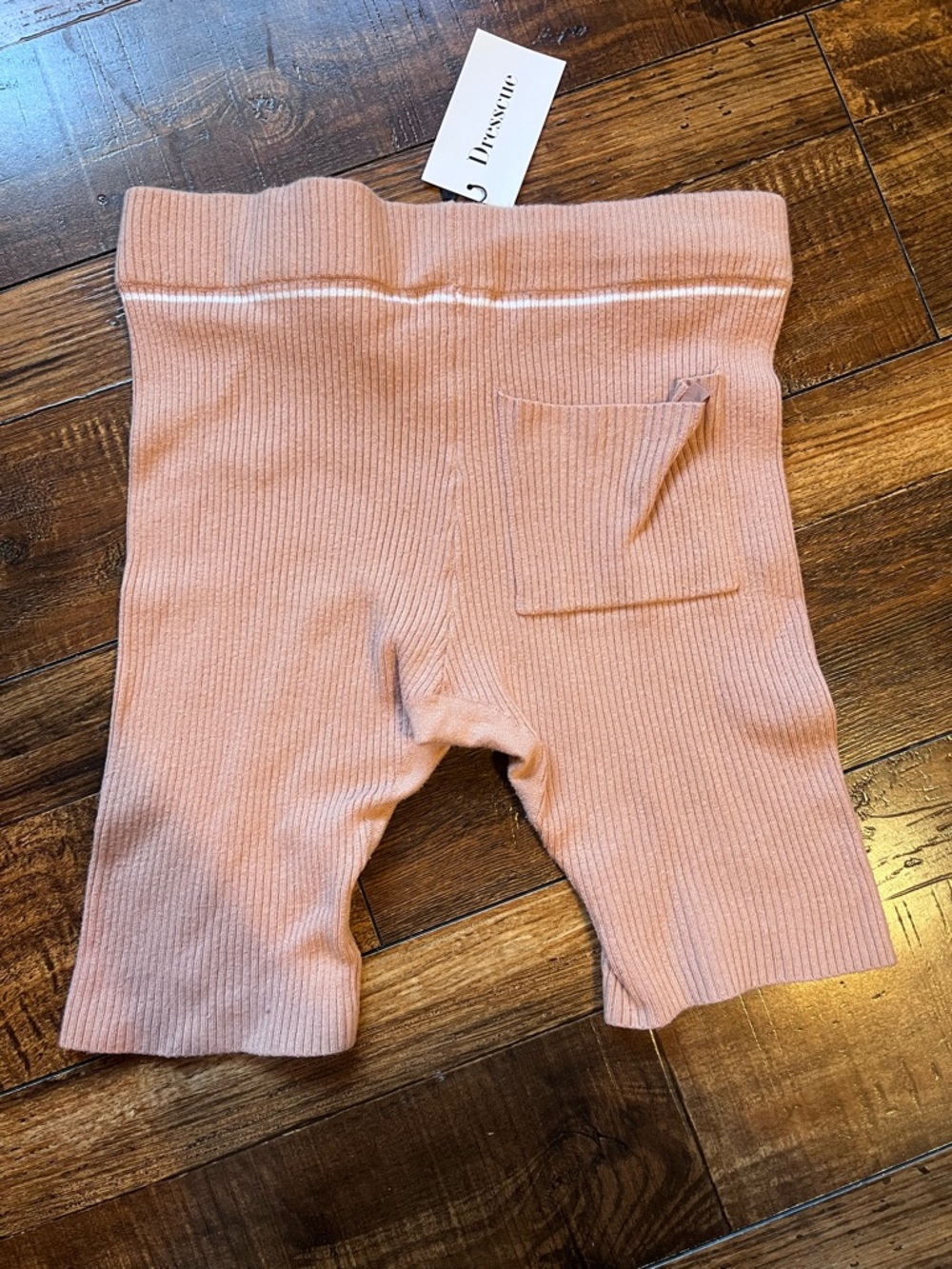 Lunya Ribbed Knit Shorts - Blush - Picture 3 of 3